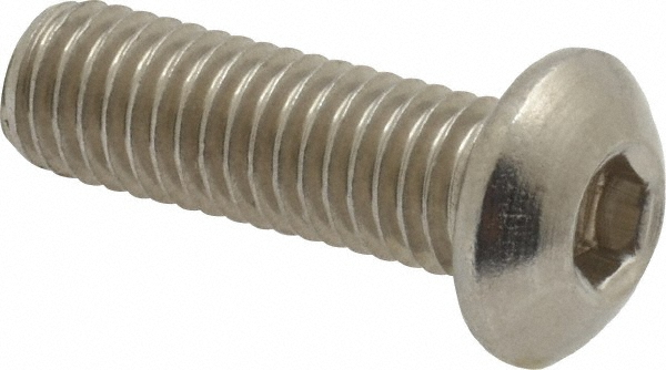 Value Collection MABS0080025CP M8x1.25 25mm Length Under Head Hex Socket Drive Button Socket Cap Screw Image