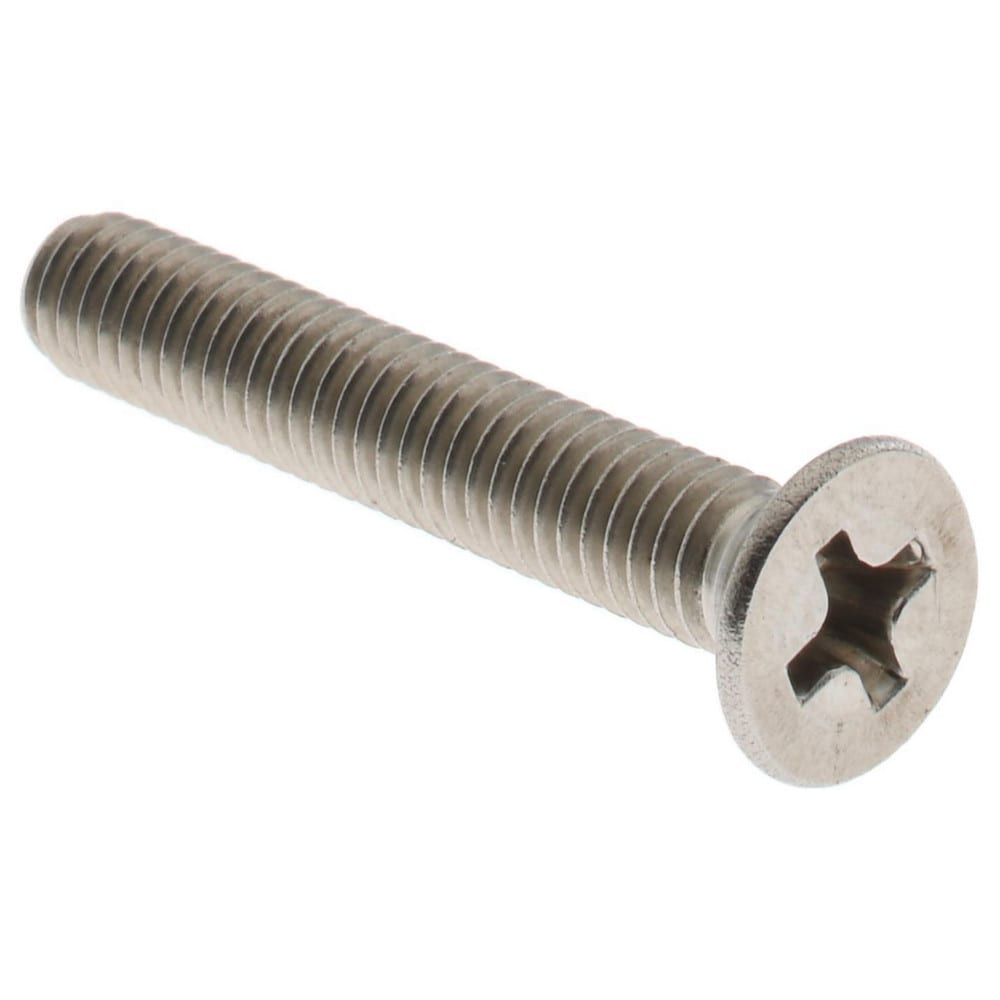 Value Collection - Machine Screw: M4x0.7 x 25.00 mm OAL, Flat Head ...