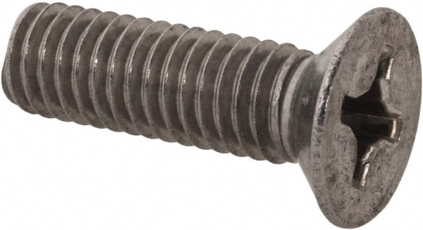 Value Collection - Machine Screw: M6x1 x 20.00 mm OAL, Flat Head ...