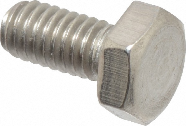 Value Collection 3MAHC0040008CP Hex Head Cap Screw: M4 x 0.70 x 8 mm, Grade 18-8 & Austenitic Grade A2 Stainless Steel Image