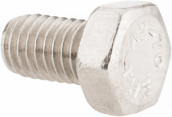 Value Collection 3MAHC0050008CP Hex Head Cap Screw: M5 x 0.80 x 8 mm, Grade 18-8 & Austenitic Grade A2 Stainless Steel Image