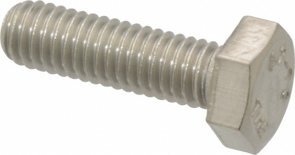 Value Collection 3MAHC0060020CP Hex Head Cap Screw: M6 x 1.00 x 20 mm, Grade 18-8 & Austenitic Grade A2 Stainless Steel Image