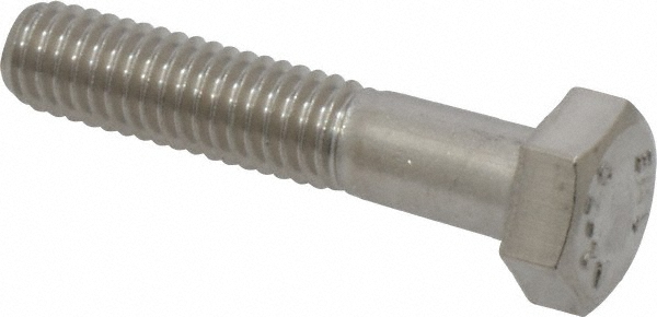 Value Collection 1MAHC0060030CP Hex Head Cap Screw: M6 x 1.00 x 30 mm, Grade 18-8 & Austenitic Grade A2 Stainless Steel Image