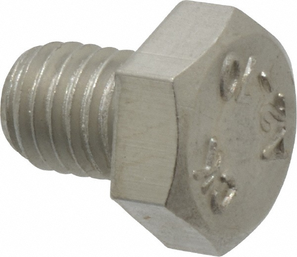 Value Collection 3MAHC0080010CP Hex Head Cap Screw: M8 x 1.25 x 10 mm, Grade 18-8 & Austenitic Grade A2 Stainless Steel Image