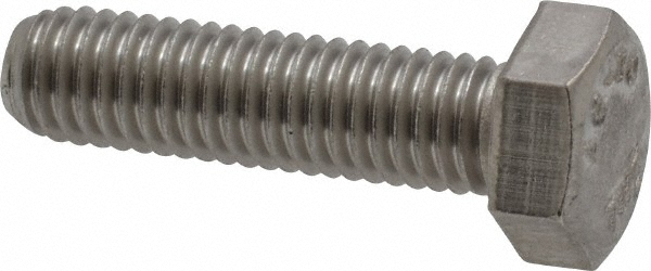 Value Collection 3MAHC0080030CP Hex Head Cap Screw: M8 x 1.25 x 30 mm, Grade 18-8 & Austenitic Grade A2 Stainless Steel Image