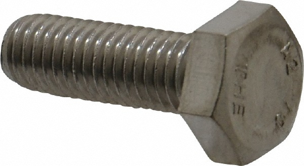 Value Collection 3MAHC0100030CP Hex Head Cap Screw: M10 x 1.50 x 30 mm, Grade 18-8 & Austenitic Grade A2 Stainless Steel Image