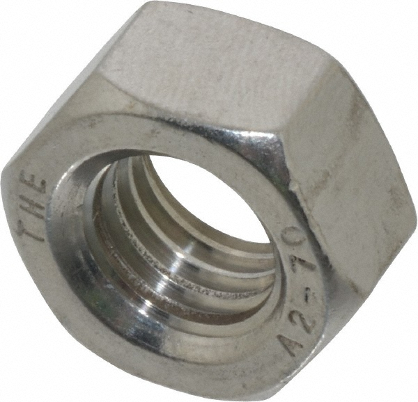 Value Collection 934-12-A2 M12x1.75 Stainless Steel Right Hand Hex Nut Image