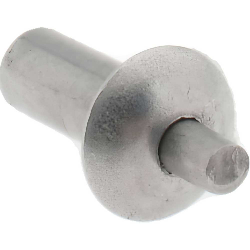 1/8 x .187 (.078-.109) Brazier Head Drive Pin Rivet Aluminium with  Stainless Steel 302 Pin