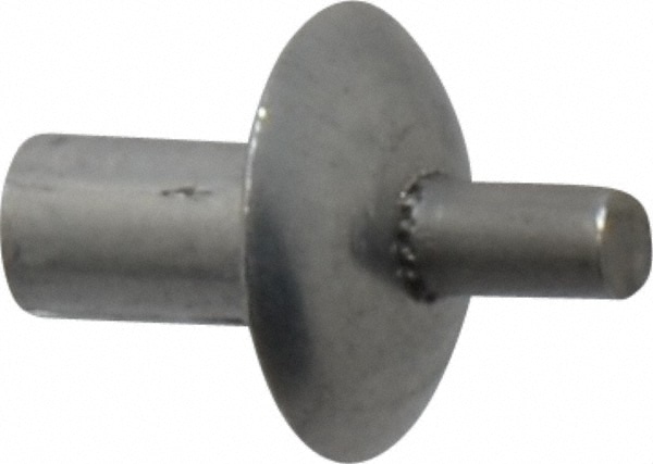 Made in USA 38-204-04-13-PC Drive Blind Rivet: Brazier Head, Aluminum Alloy Body, Stainless Steel Mandrel Image