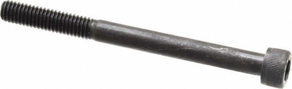 Value Collection 532100PR Hex Head Cap Screw: M6 x 1.00 x 70 mm, Grade 12.9 Alloy Steel, Black Oxide Finish Image