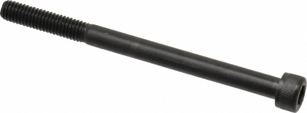 Value Collection 532560PR Hex Head Cap Screw: M6 x 1.00 x 80 mm, Grade 12.9 Alloy Steel, Black Oxide Finish Image
