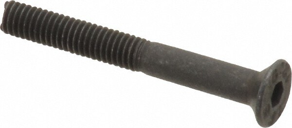 Value Collection 534016PR Flat Socket Cap Screw: Grade 12.9 Alloy Steel, Black Oxide Finish Image