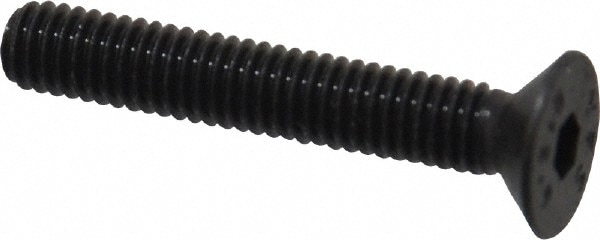 Value Collection 534032PR Flat Socket Cap Screw: Grade 12.9 Alloy Steel, Black Oxide Finish Image