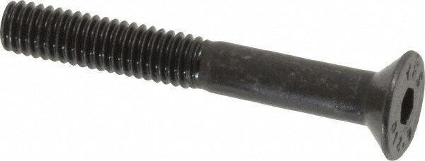 Value Collection 534034PR Flat Socket Cap Screw: Grade 12.9 Alloy Steel, Black Oxide Finish Image