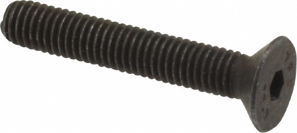 Value Collection 534060PR Flat Socket Cap Screw: Grade 12.9 Alloy Steel, Black Oxide Finish Image
