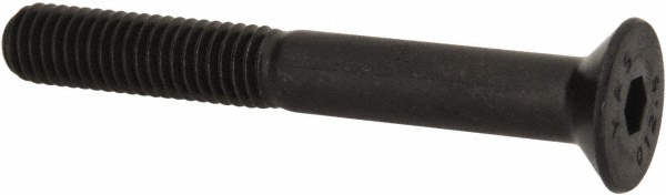 Value Collection 534064PR Flat Socket Cap Screw: Grade 12.9 Alloy Steel, Black Oxide Finish Image