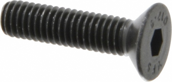 Value Collection 534082P M6x1.00 25mm OAL Hex Socket Drive Flat Socket Cap Screw Image