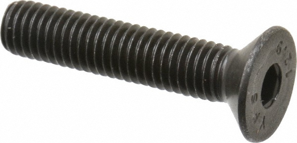 Value Collection 534120PR Flat Socket Cap Screw: Grade 12.9 Alloy Steel, Black Oxide Finish Image