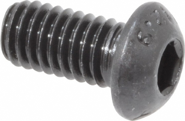 Value Collection 535068P M6x1.00 12mm Length Under Head Hex Socket Drive Button Socket Cap Screw Image