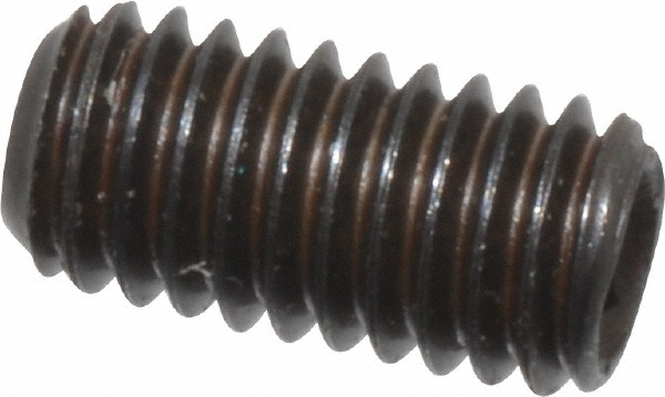 Value Collection 832004PR Set Screw: M3 x 0.50 x 6 mm, Flat Point, Alloy Steel, Grade 14.9 (45H) Image