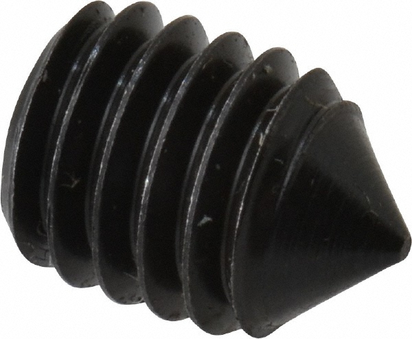 Value Collection 831072PR Set Screw: M6 x 1.00 x 8 mm, Cone Point, Alloy Steel, Grade 14.9 (45H) Image