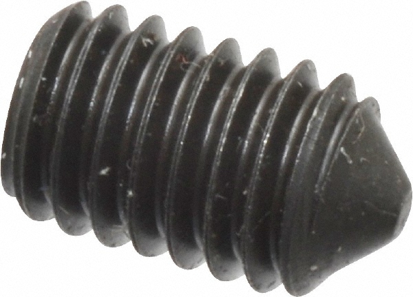Value Collection 831074PR Set Screw: M6 x 1.00 x 10 mm, Cone Point, Alloy Steel, Grade 14.9 (45H) Image