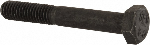 Value Collection 644054PS Hex Head Cap Screw: M8 x 1.25 x 55 mm, Grade 8.8 Steel, Uncoated Image