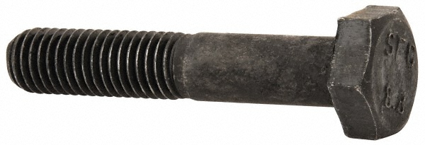 Value Collection 644085PR Hex Head Cap Screw: M10 x 1.50 x 55 mm, Grade 8.8 Steel, Uncoated Image