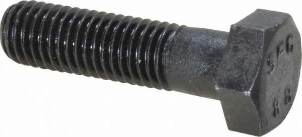 Value Collection 644124PS Hex Head Cap Screw: M12 x 1.75 x 45 mm, Grade 8.8 Steel, Uncoated Image