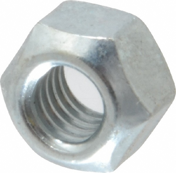 Value Collection 738130PS Hex Lock Nut: Distorted Thread, Grade 8 Steel, Zinc-Plated Image