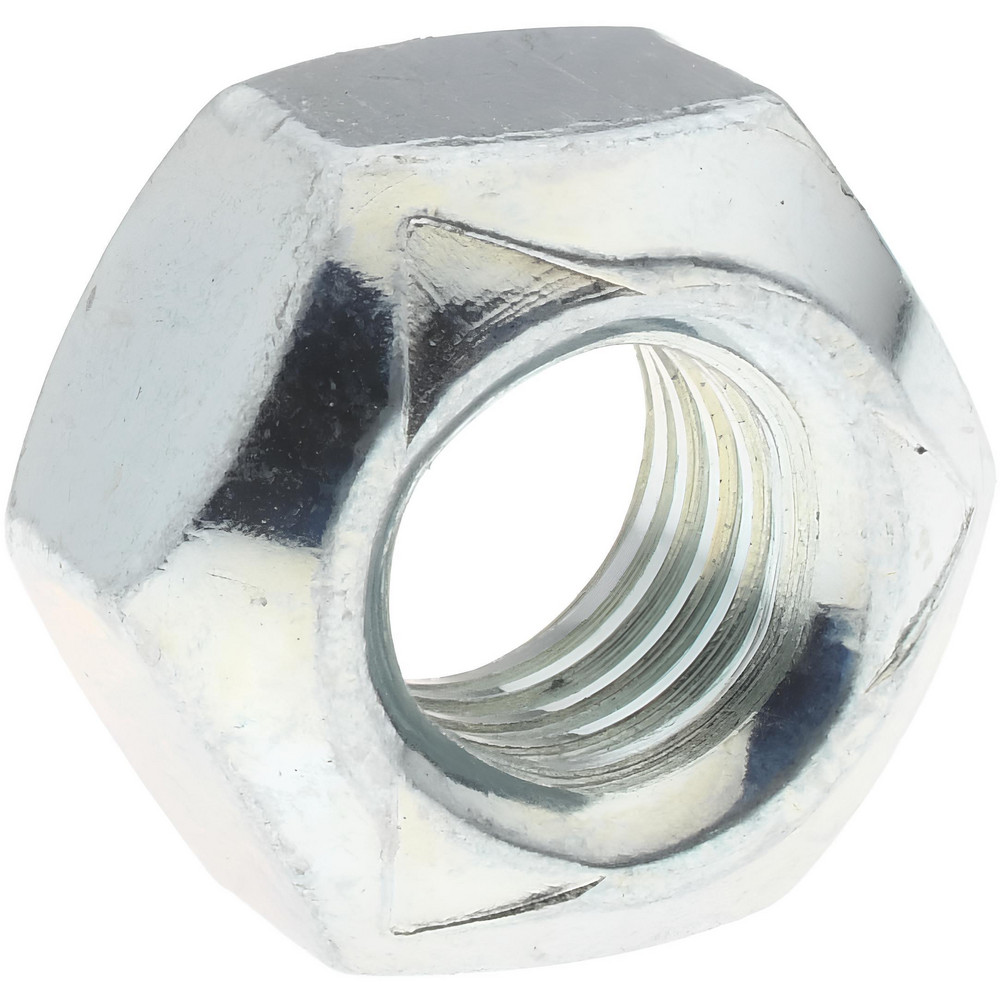Value Collection Hex Lock Nut Distorted Thread, Grade 8 Steel, Zinc