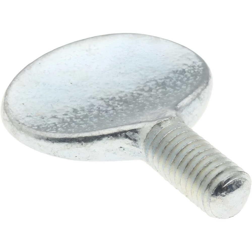2 Steel Thumb Screw: M5 x 10, Oval Head