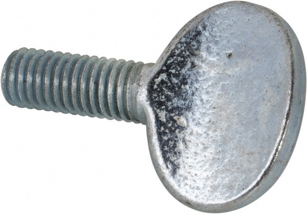 2 Steel Thumb Screw: M8 x 1.25, Oval Head