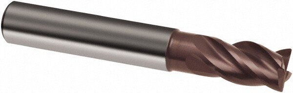 Square End Mill: 0.7874'' Dia, 1.0236'' LOC, 4 Flutes, Solid Carbide