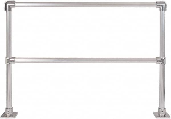 Hollaender 50230 6 Long x 6-1/2" High, Aluminum Straight Railing 