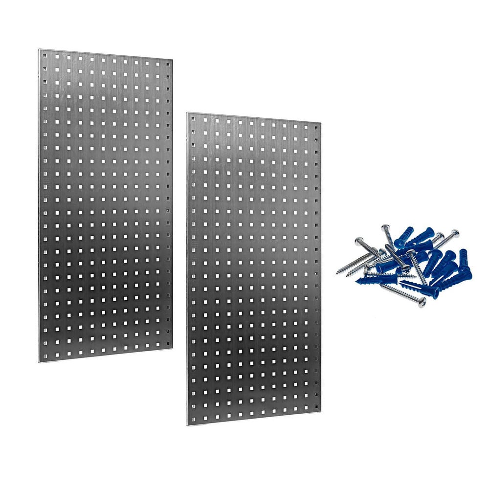 Triton Products LB18-S 18 x 36" Stainless Steel Pegboard Storage Board 