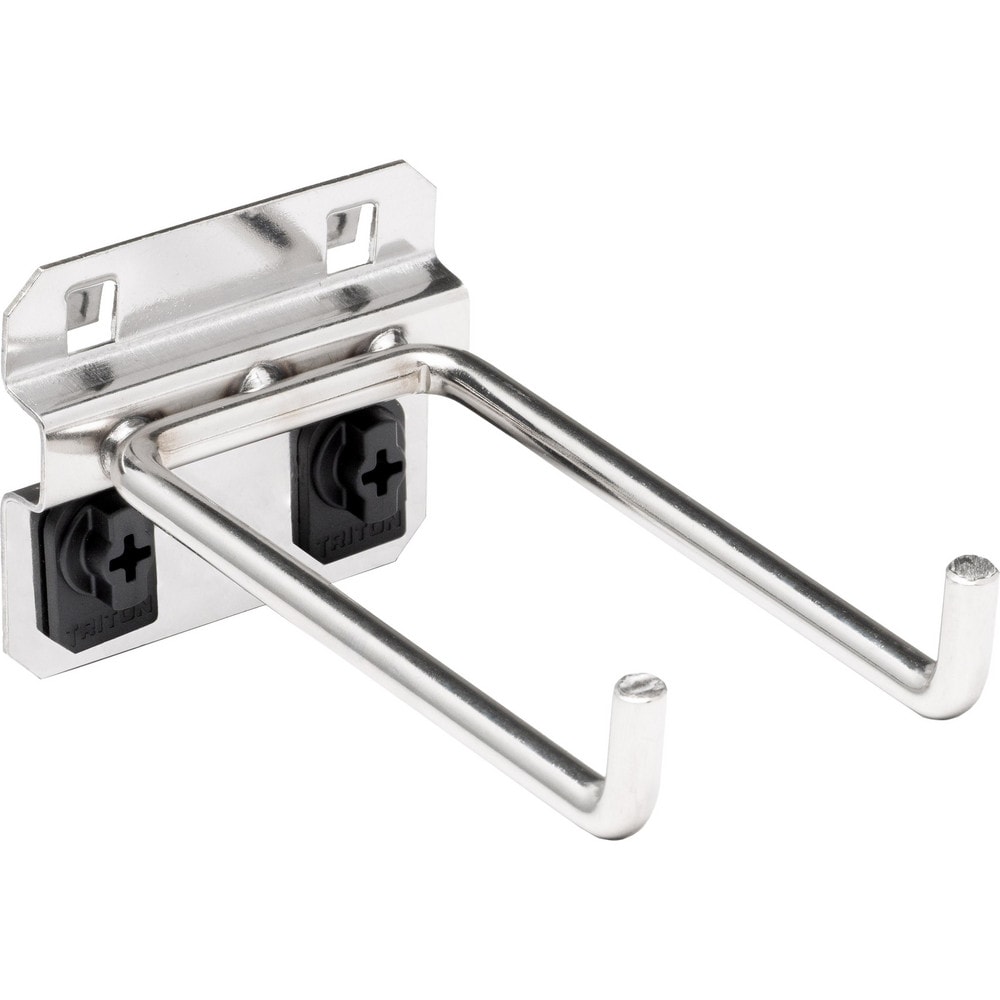 1/4" Diam, Double Rod 90° End Bend Pegboard Hook