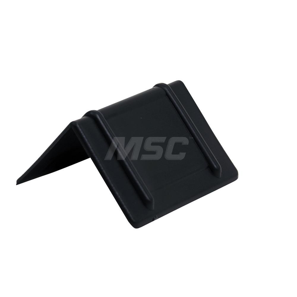 Edge Guard Liner: 2-1/4" Wide, 2-1/4" Long, 2-1/2" High - Plastic, Black