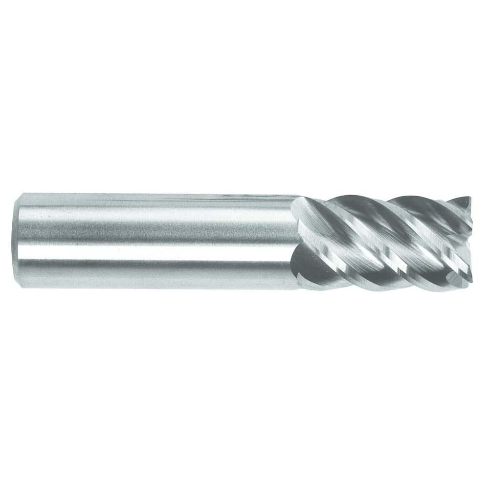 Melin Tool 55952 Square End Mill: 1/2" Dia, 5 Flutes, 1-1/4" LOC, Solid Carbide, 45 ° Helix 