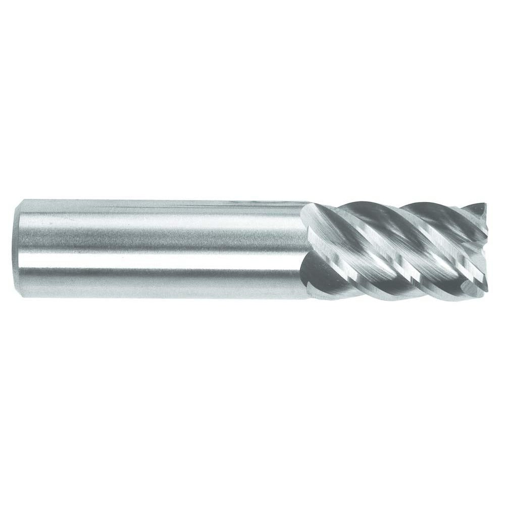 Melin Tool 55952 Square End Mill: 1/2" Dia, 5 Flutes, 1-1/4" LOC, Solid Carbide, 45 ° Helix Image