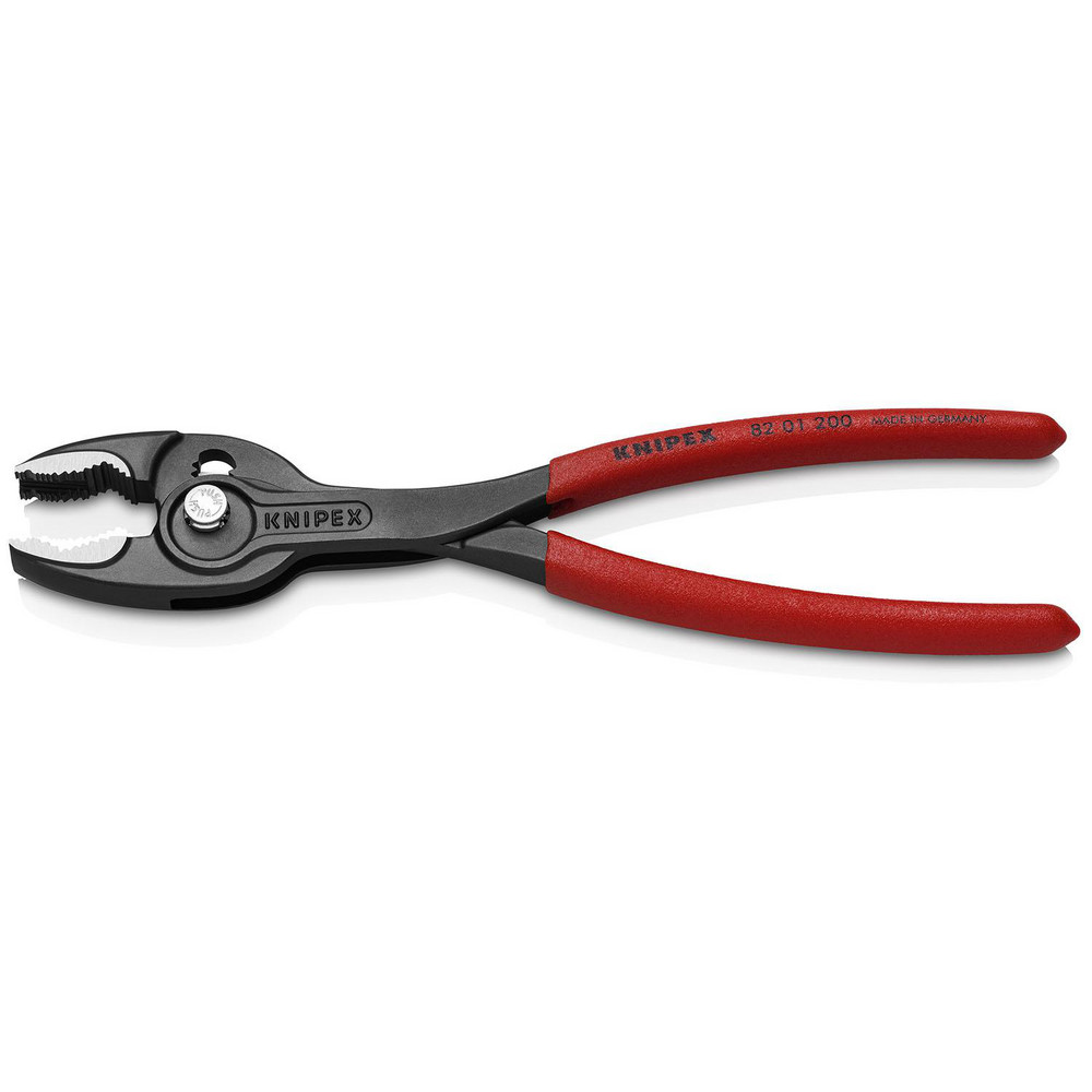 Knipex - Slip Joint Pliers: Jaw Texture: Serrated; Jaw Length: 1