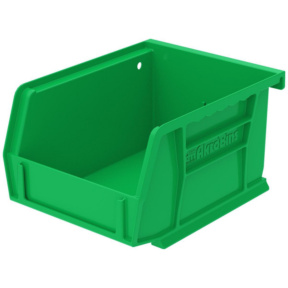 AKRO-MILS 30210green Plastic Hopper Stacking Bin: Green Image