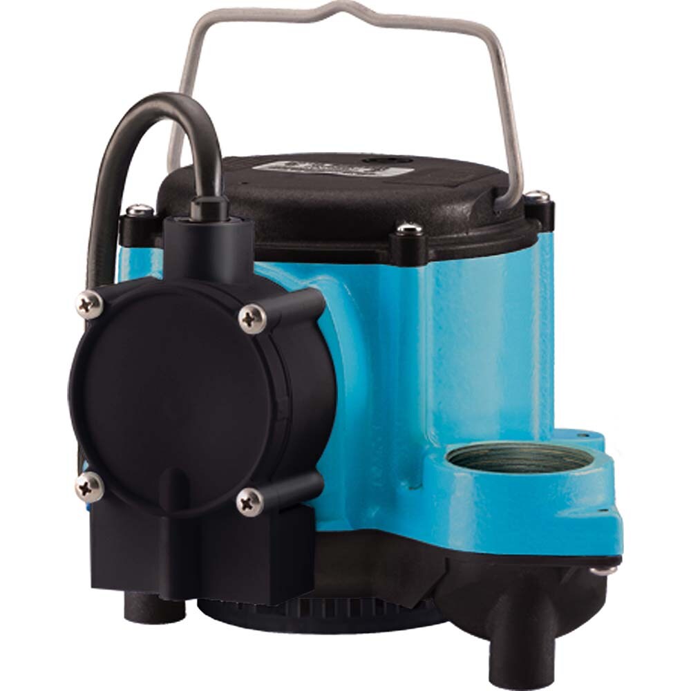 Sump Sewage & Effluent Pump: Integral Diaphragm, 9A, 115V