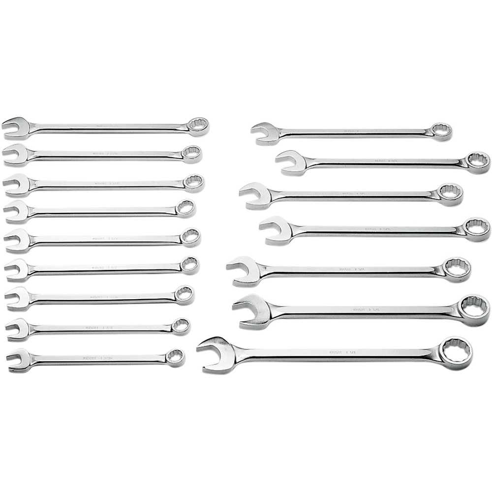 Wright Tool & Combination Wrench Set 16 Pc, 15/16 in MSC