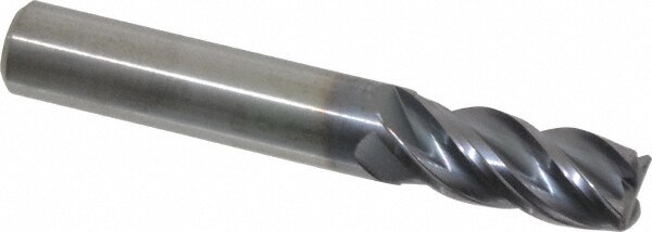 Kennametal 4047756 Corner Chamfer End Mill: 0.375" Dia, 0.875" LOC, 4 Flute, 0.02" Chamfer Width, Solid Carbide Image