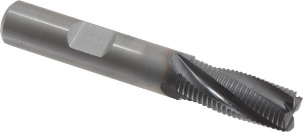 Kennametal 4048693 Square End Mill: 3/8 Dia, 7/8 LOC, 3/8 Shank Dia, 2-1/2 OAL, 4 Flutes, Solid Carbide Image