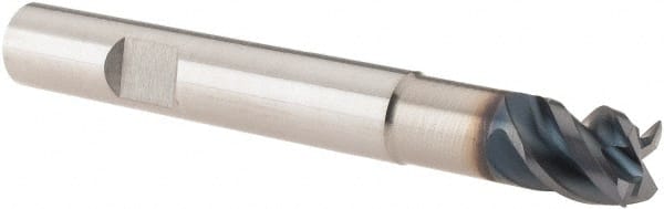 Walter-Prototyp 6579315 Square End Mill: 3/8 Dia, 3/8 LOC, 3/8 Shank Dia, 3 OAL, 4 Flutes, Solid Carbide 