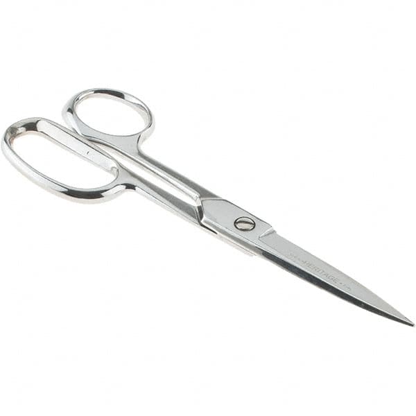 Heritage Cutlery 718L Electricians Snips Scissors & Shears: 9-1/8" OAL, 3" LOC, Chrome-Plated Blades 