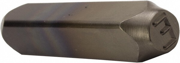 Letter E Machine Made Individual Steel Stamp