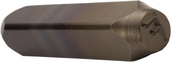 Letter F Machine Made Individual Steel Stamp